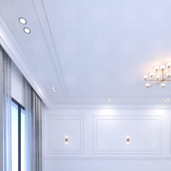 faux plafond salon new classique périmètre corniche profile +molure #01