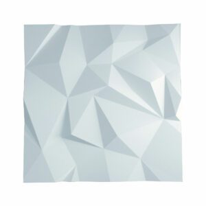Élément Déco Muraux Panneaux muraux 3D en plâtre "Triangles"